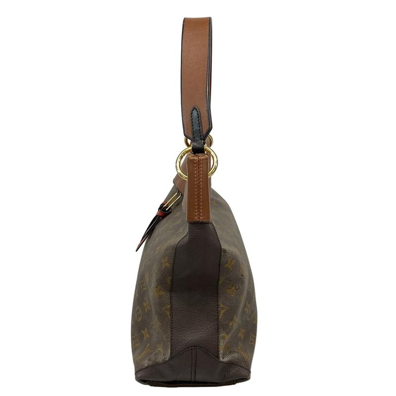 Louis Vuitton Shoulder Bag Monogram Tuileries Hobo M43155 Caramel Leather