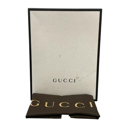 Gucci Clutch Bag GG Kaleido Supreme Canvas Portfolio 406725 Beige X Dark Brown