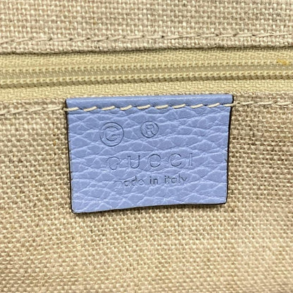 Gucci Handbag - 449656 Light Blue Leather