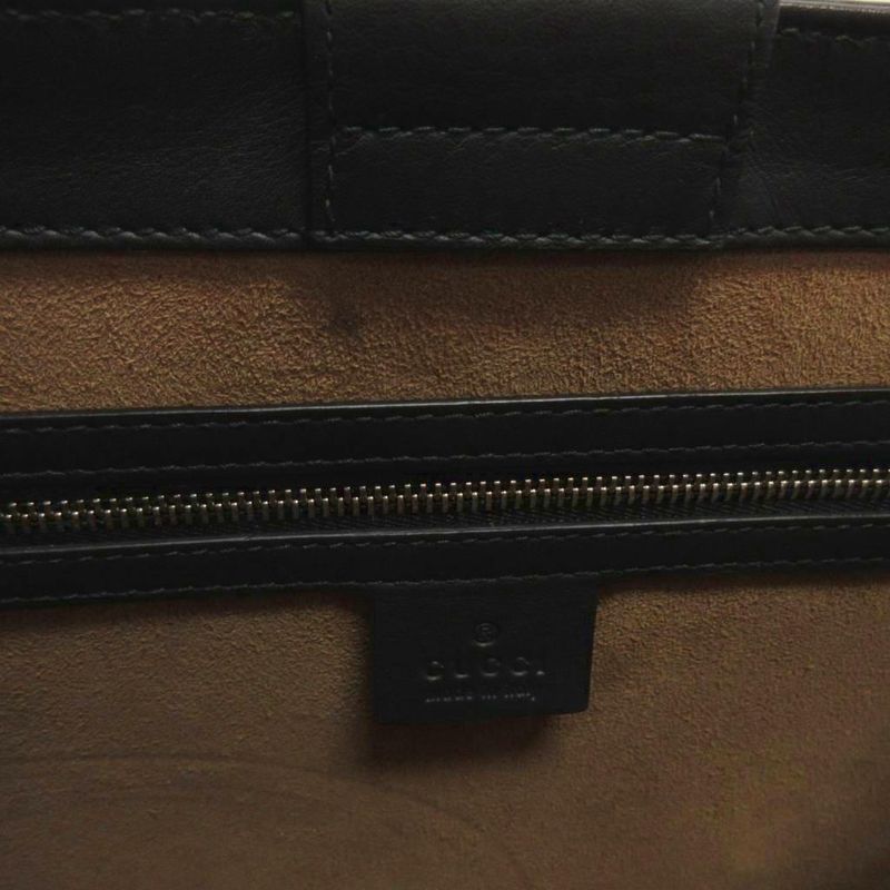 Gucci Arabesque GG Supreme Shoulder Bag 409531 Beige Black