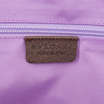 Bvlgari Logomania Canvas Beige Business Bag Handbag 2083 Bvlgari