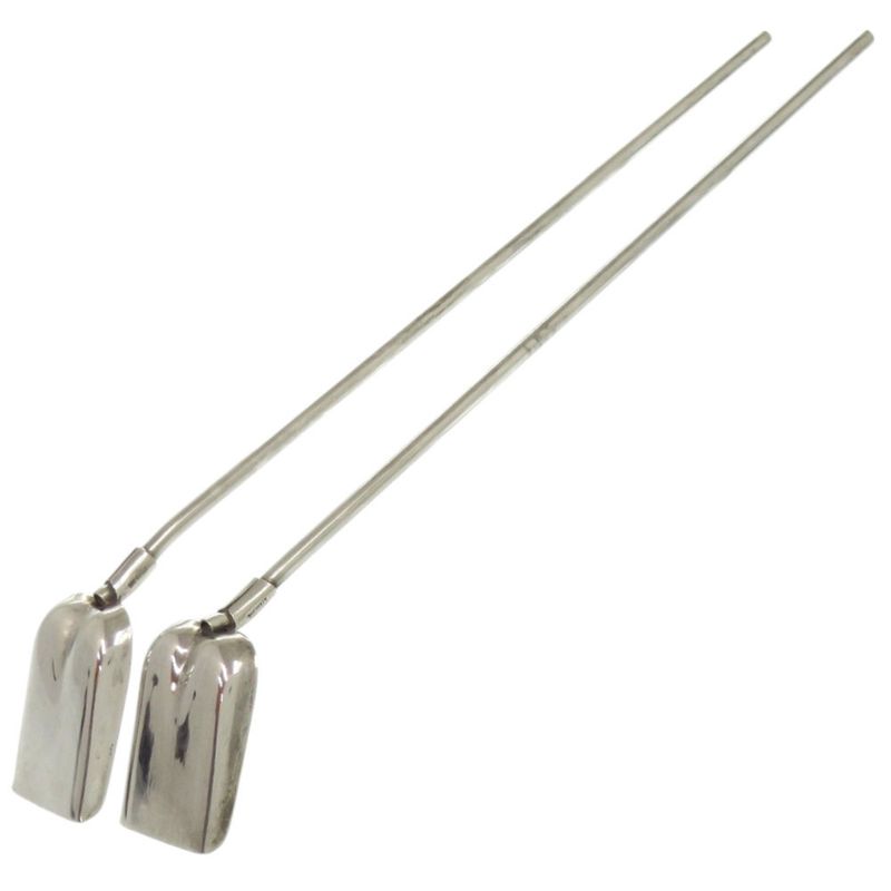 Tiffany & Co Set of 2 Straw Muddler Scoop Star Ring Silver Tableware 1342