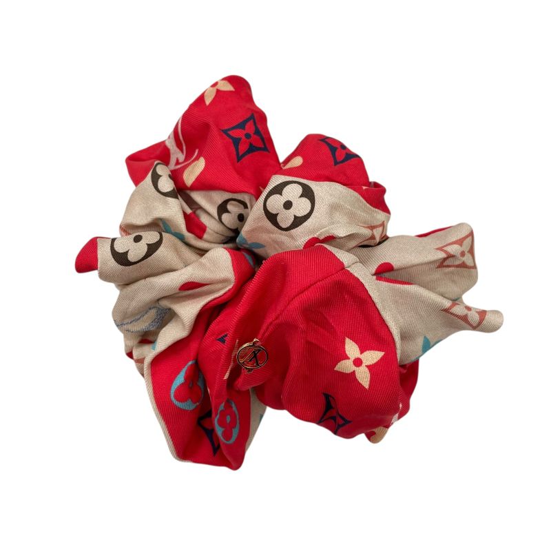 Em1251 Louis Vuitton Scrunchie Hair Tie M77398 Monogram