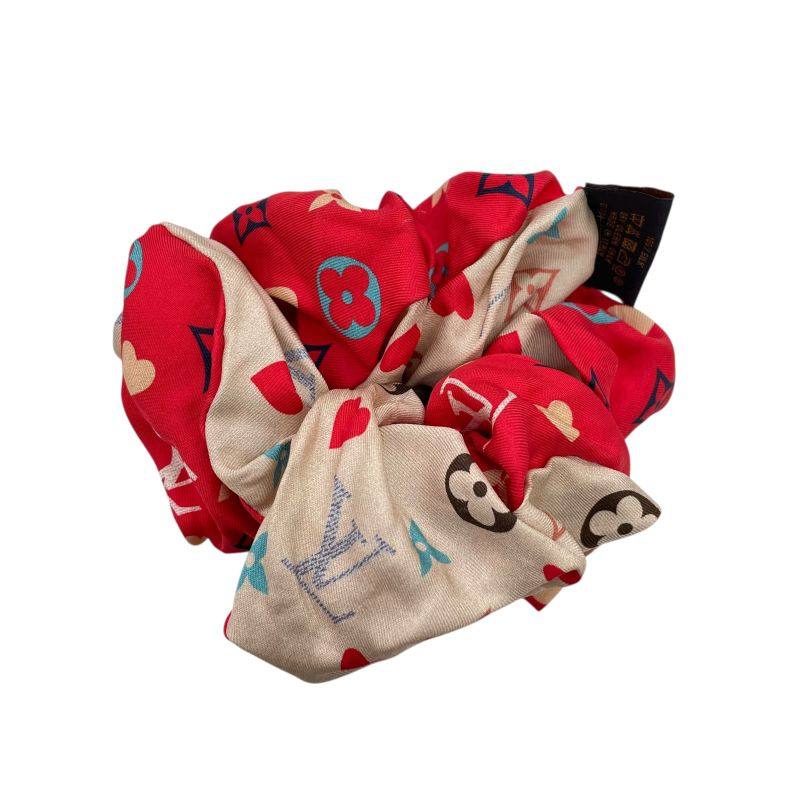 Em1251 Louis Vuitton Scrunchie Hair Tie M77398 Monogram