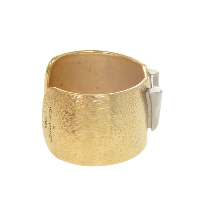 Louis Vuitton Cuff Essential V Colorama Bangle M68031 Metal Gold Bracelet LV