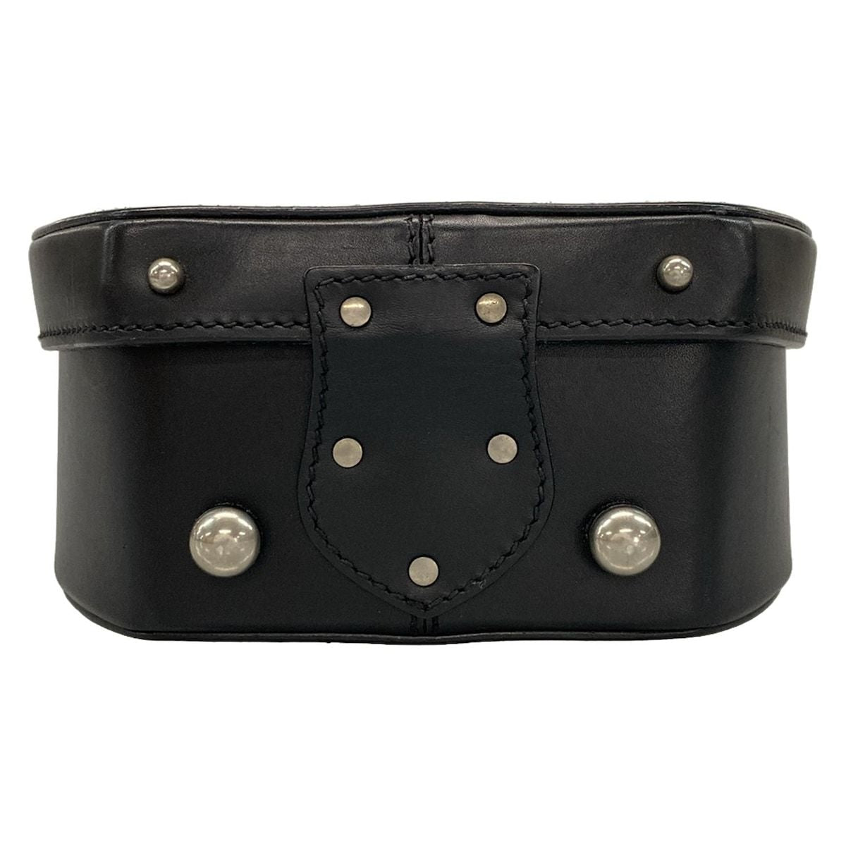 SAINT LAURENT PARIS Handbag Mika Box 516858 Black Leather