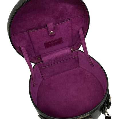 SAINT LAURENT PARIS Handbag Mika Box 516858 Black Leather