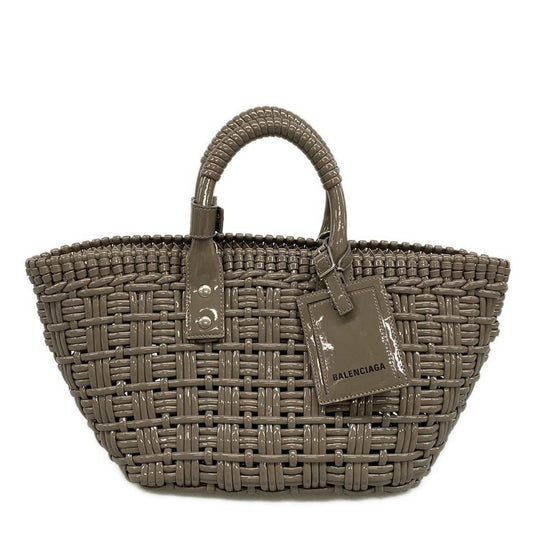BALENCIAGA Tote Bag Bistro XS Basket 671342 Brown Basket Bag/Japan Limited