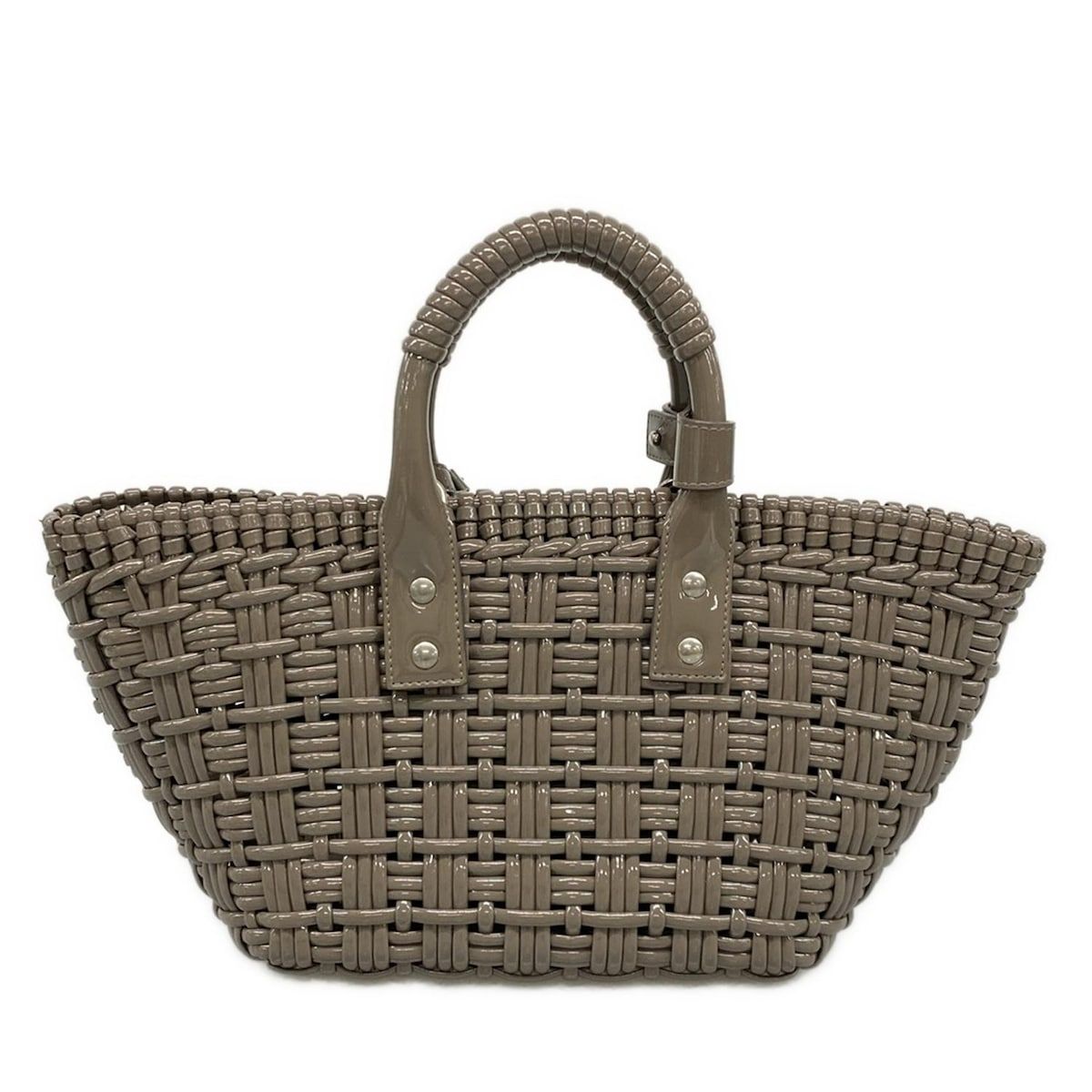 BALENCIAGA Tote Bag Bistro XS Basket 671342 Brown Basket Bag/Japan Limited