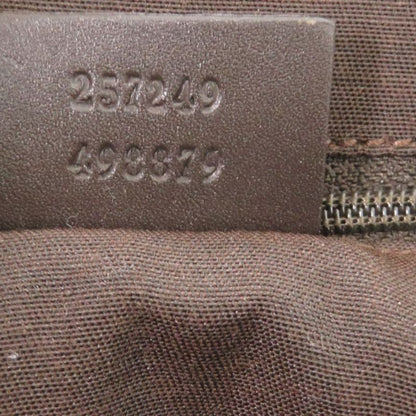 Gucci GG Tote 257249 GG Canvas Brown Gold Hardware Brown Handbag 1293 Gucci