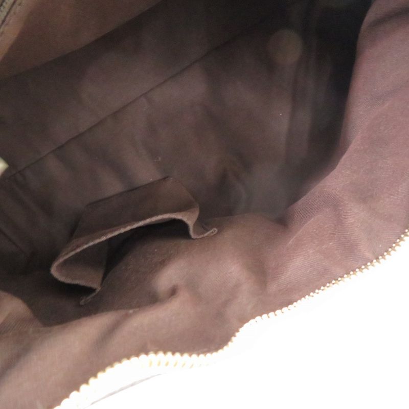 Gucci One Shoulder Bag Guccissima Abbey 190525 Leather Ivory Gold Hardware