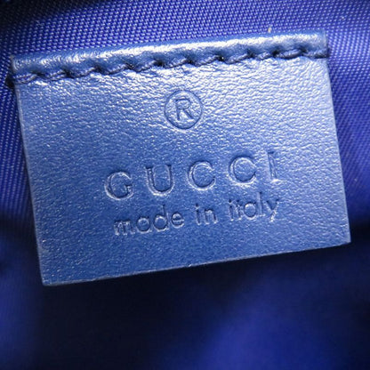 Gucci Children's Waist Pouch Star 502095 Canvas Leather Blue Waist Bag 1584
