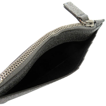 Balenciaga Everyday 551990 Leather Silver Card Case Coin Case Wallet 0017