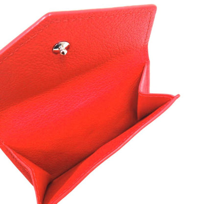 Louis Vuitton Portefeuille Lock Mini M67860 Leather Red Trifold Wallet LV 1671