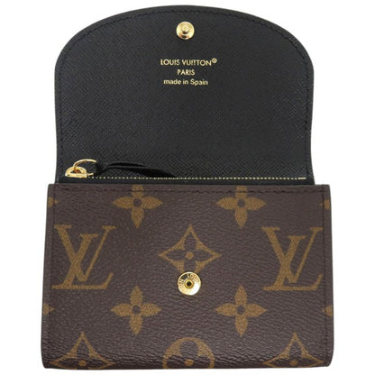 Louis Vuitton Portomone Rosalie Monogram Reverse M82333 Canvas Brown Coin Case