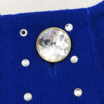 Yves Saint Laurent Blue Cardigan