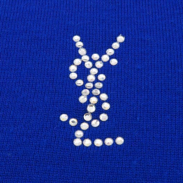 Yves Saint Laurent Blue Cardigan