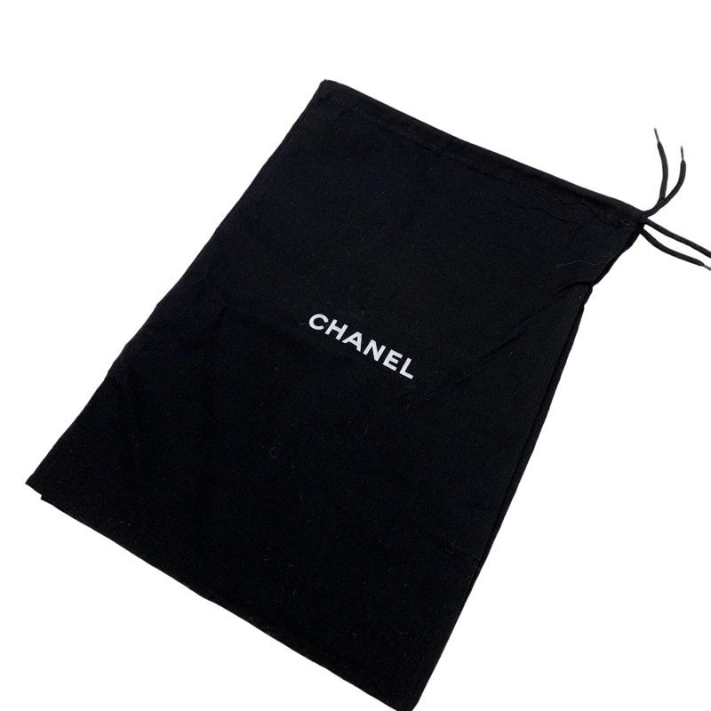 Chanel Boots Short Boots Shoes Check Lace Up Fabric Leather Black