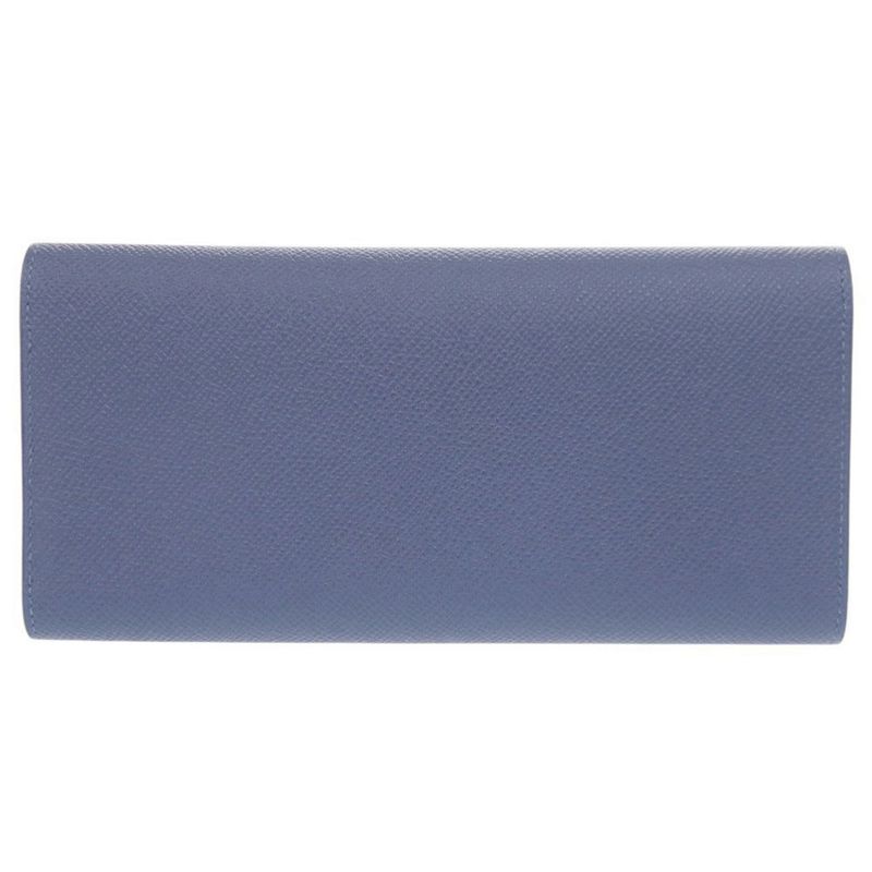 Hermes Passant Long Sangle Caval Vaux Epson Blue Brighton Silver Hardware C