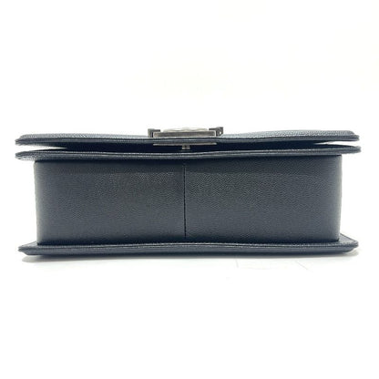 Chanel Chanel Shoulder Bag Boy 25 Caviar Leather Black