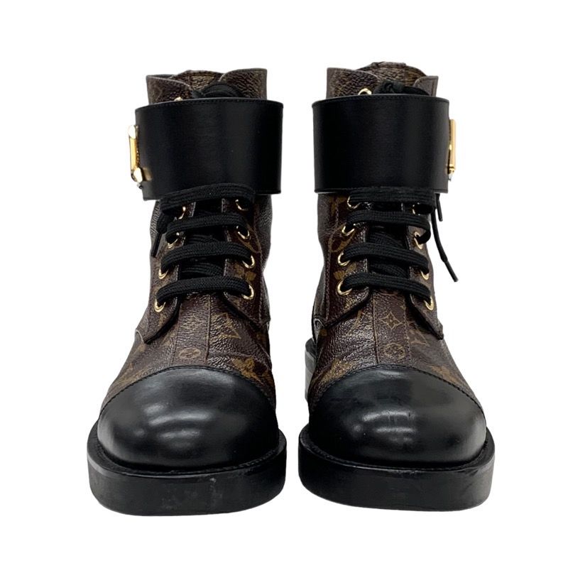 Louis Vuitton Wonderland Line Monogram Boots Short Boots Ankle Boots Lace Up