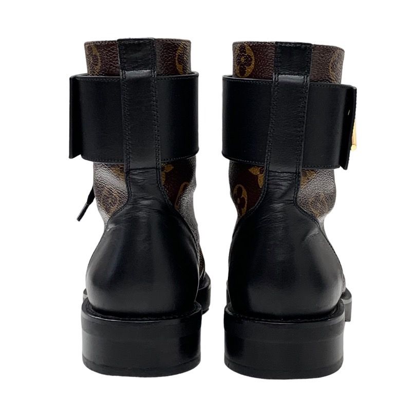 Louis Vuitton Wonderland Line Monogram Boots Short Boots Ankle Boots Lace Up