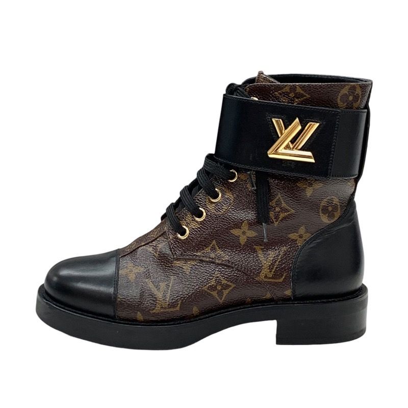 Louis Vuitton Wonderland Line Monogram Boots Short Boots Ankle Boots Lace Up