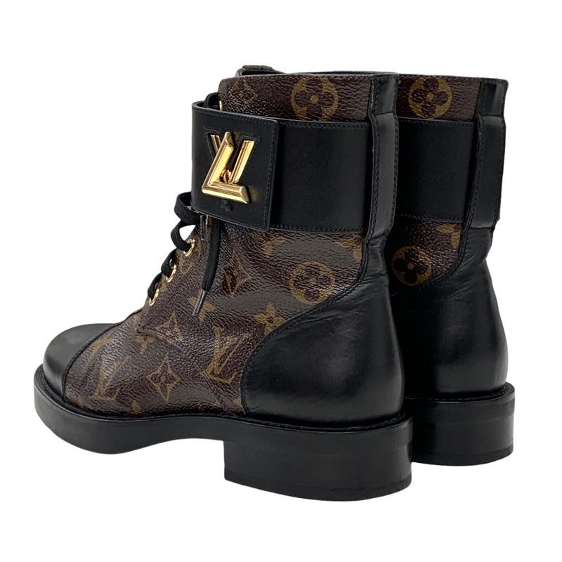 Louis Vuitton Wonderland Line Monogram Boots Short Boots Ankle Boots Lace Up