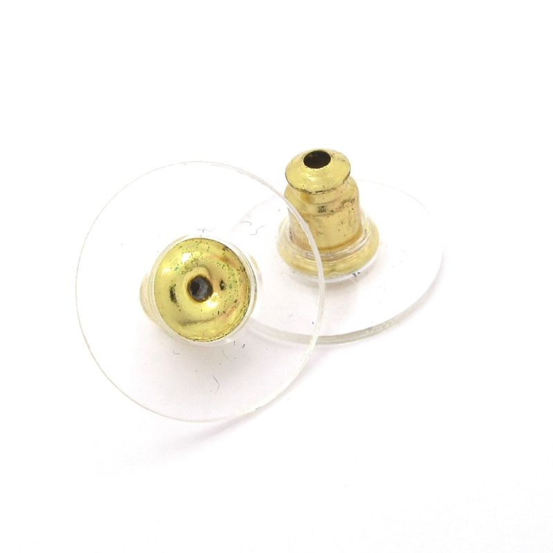 Chanel Earrings - Gold X Pink X Clear Bag Motif