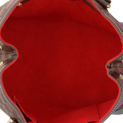 Louis Vuitton Hampstead PM Damier Tote Bag Damier Canvas N51205 Brown Women's