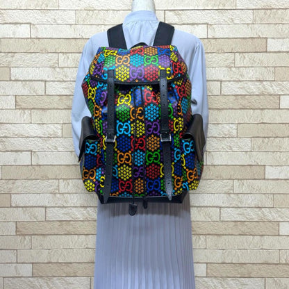Gucci GG Psychedelic Backpack/daypack PVC 598140 Unisex Gucci Used Gucci