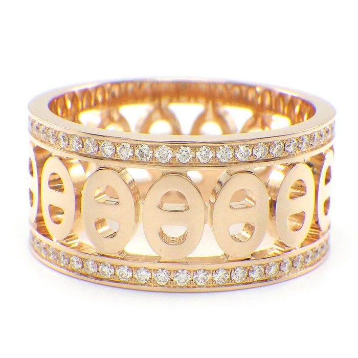 Hermes Ring Chaine D'ancre Divine PM B 00052 98 Points Diamond Total