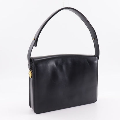 Gucci Vintage Calf Black Women's Shoulder Bag