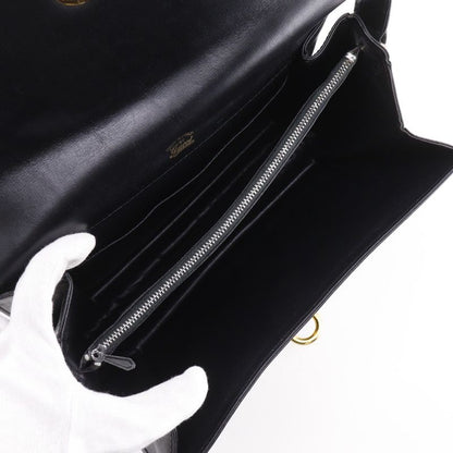 Gucci Vintage Calf Black Women's Shoulder Bag