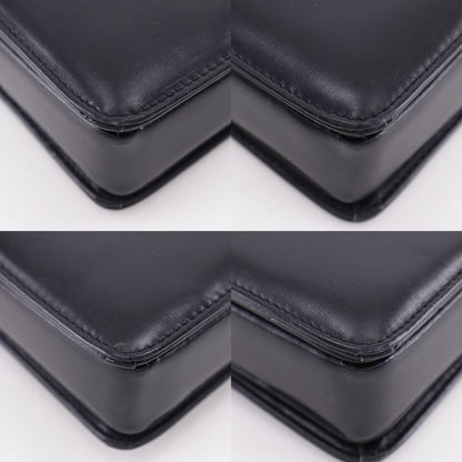 Gucci Vintage Calf Black Women's Shoulder Bag