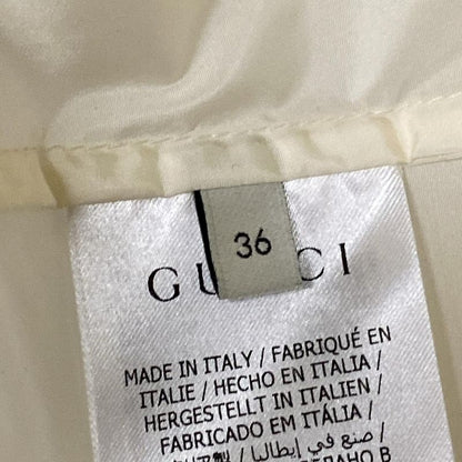 Gucci Blouson Size 36 S Women's - 619422zae8w Ivory Long Sleeve Zip Up Spring