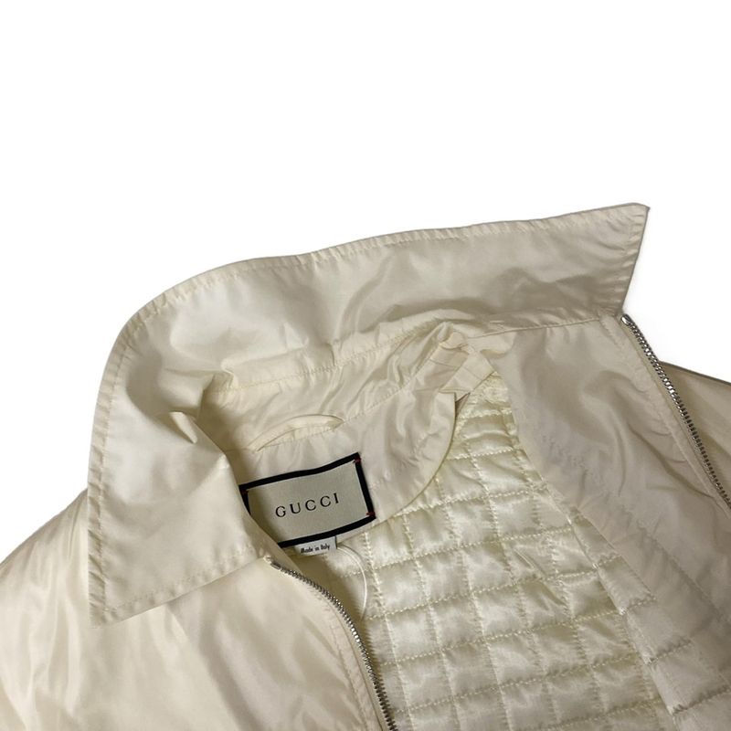 Gucci Blouson Size 36 S Women's - 619422zae8w Ivory Long Sleeve Zip Up Spring