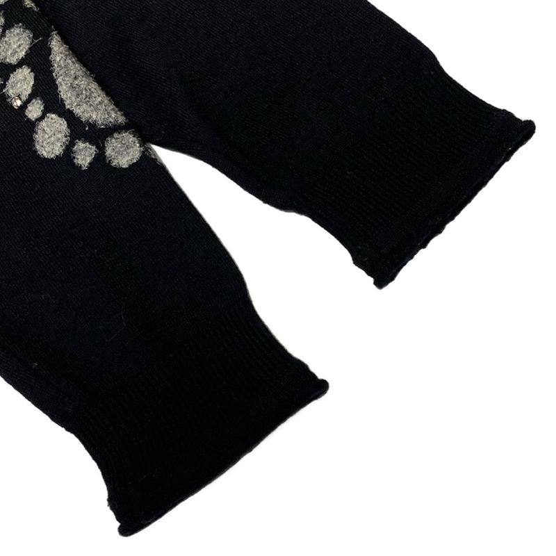 Chanel Long Sleeve Sweater Size 38 M Women's - P31443 Black X Gray Cashmere