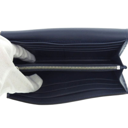 Unused Fendi Peekaboo Continental Wallet 8m0427 Calf Navy Bifold Wallet 1909