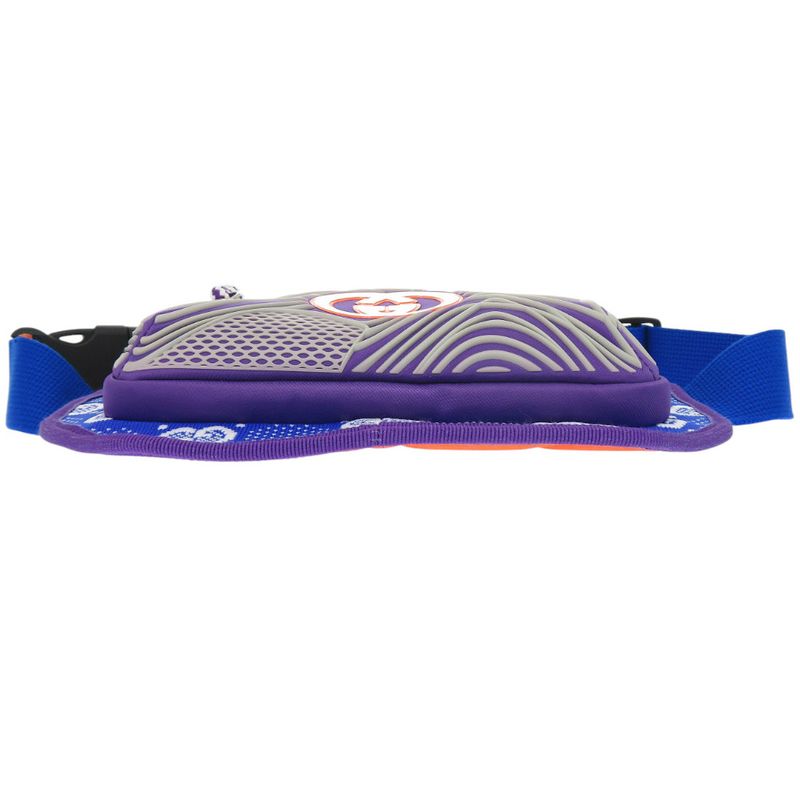 Unused Gucci GG Nylon GG Belt Waist Bag 752102 Nylon Rubber Blue Purple Orange