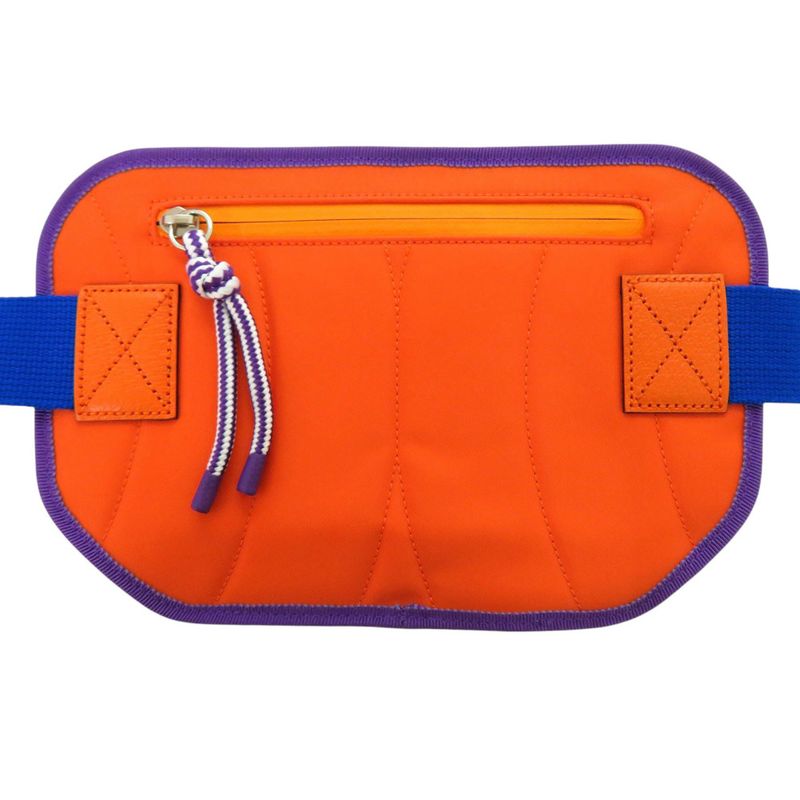 Unused Gucci GG Nylon GG Belt Waist Bag 752102 Nylon Rubber Blue Purple Orange