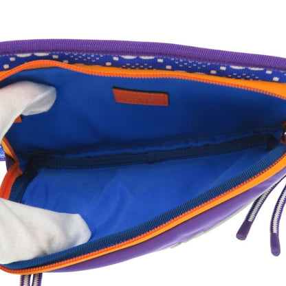 Unused Gucci GG Nylon GG Belt Waist Bag 752102 Nylon Rubber Blue Purple Orange