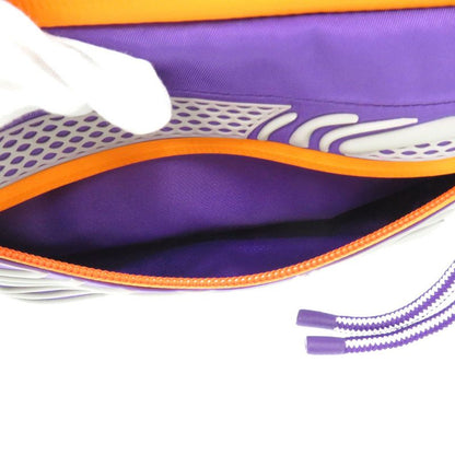 Unused Gucci GG Nylon GG Belt Waist Bag 752102 Nylon Rubber Blue Purple Orange