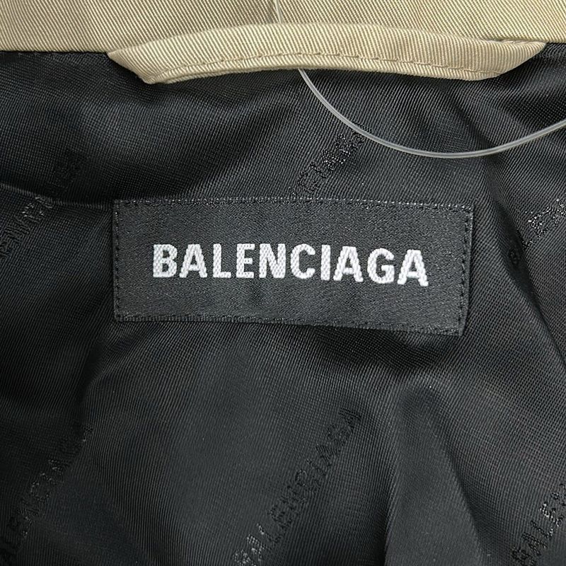 Balenciaga Coat Size 50 XL Women's - Beige Long Sleeve Autumn Winter
