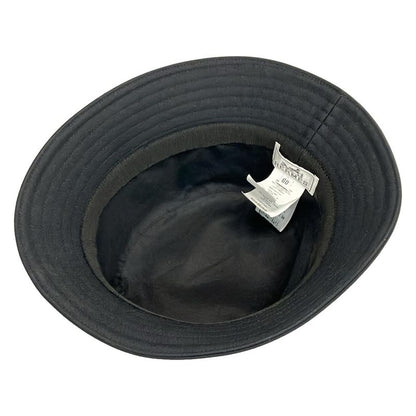 Hermes Hat 60 - Black Cotton