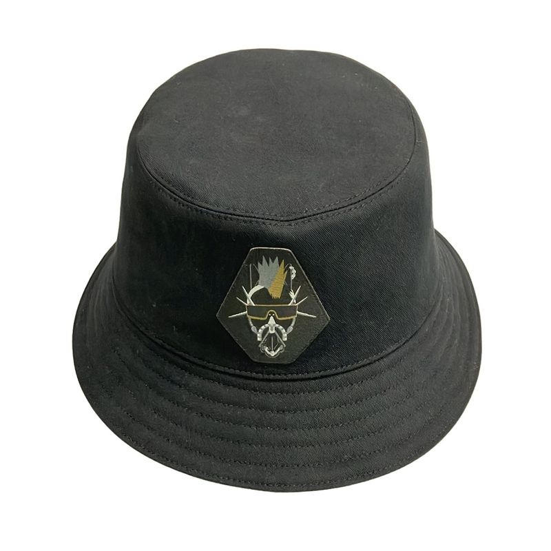Hermes Hat 60 - Black Cotton