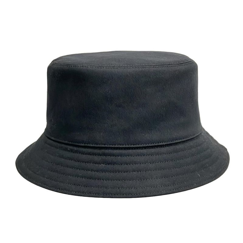 Hermes Hat 60 - Black Cotton
