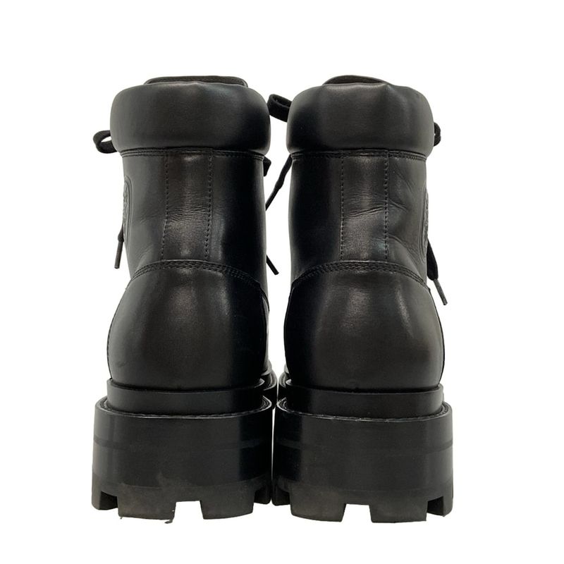 Hermes Short Boots 410 Men's - Black Leather