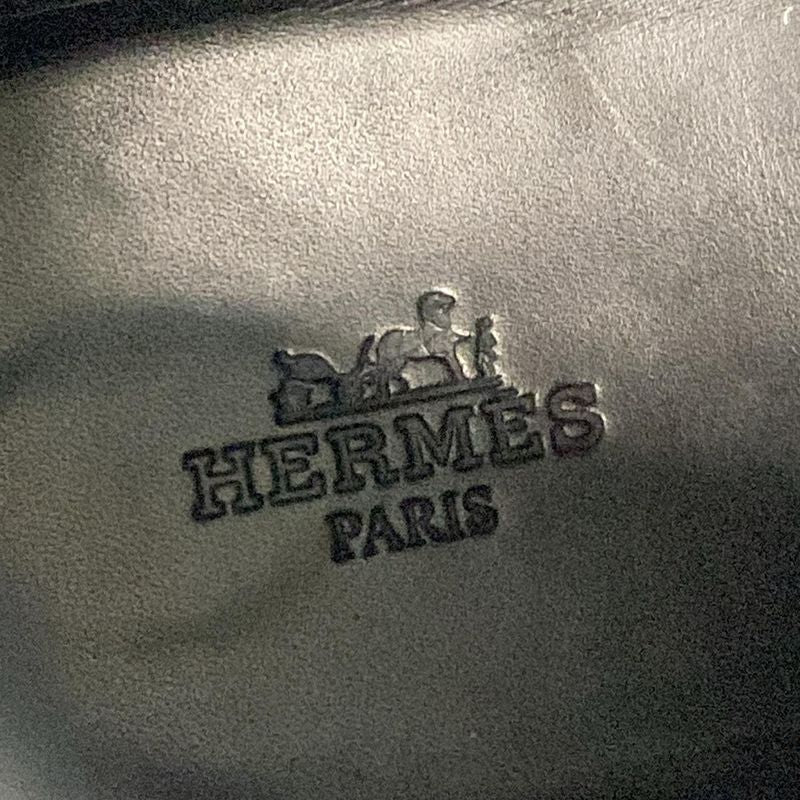 Hermes Short Boots 410 Men's - Black Leather