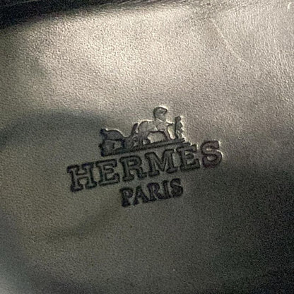 Hermes Short Boots 410 Men's - Black Leather